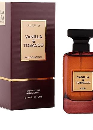 Парфюмированная вода для женщин sterling parfums flavia vanilla & tobacco 100 ml1 фото