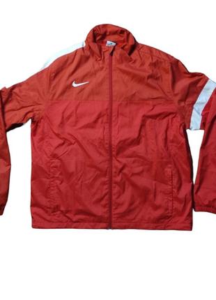 Винтажная ветровка красная мужская nike xl original