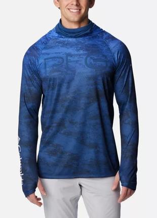 Мужская толстовка с капюшоном pfg super terminal tackle columbia sportswear vent