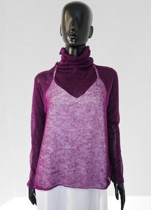 Нежный гольфик паутинка из мохера