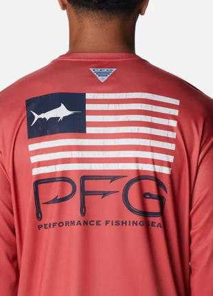 Мужская рубашка с длинным рукавом pfg terminal tackle columbia sportswear fish star5 фото