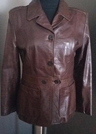 Вінтажна шкіряна куртка, шкіряний піджак