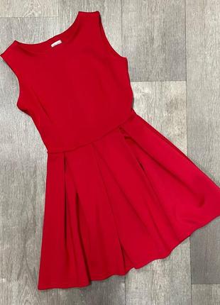 Коротка червона сукня міні baby doll в ідеальному стані5 фото
