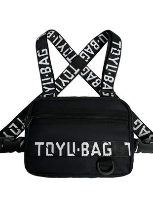 Нагрудная сумка toyu bag  6021 черная
