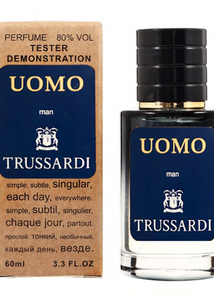 Парфюм стойкий,парфюмированная вода trusardi uomo tester lux, мужской, 60 мл2 фото