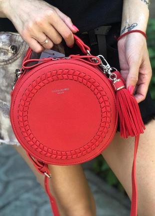 Сумка на довгій ручці cross-body сумочка трендова і стильна кроссбоди david jones