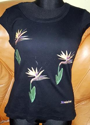 Черная футболочка madeira l