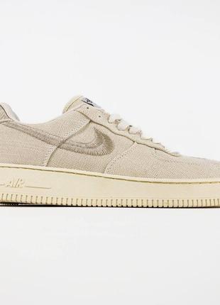 Кроссовки air force 1 low stussy fossil