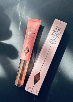 Charlotte tilbury matte beauty blush wands матовая румяна в оттенке pink pop