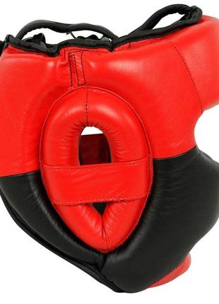 Шолом боксерський adidas для боксу та єдиноборств із захистом підборіддя професійний натуральна шкіра4 фото