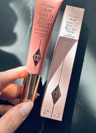 Charlotte tilbury matte beauty blush wands матовая румяна в оттенке pink pop9 фото