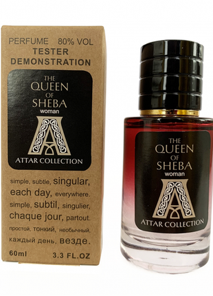 Парфюм стойкий, парфюмированная вода attar collection the queen of sheba tester lux, женский, 60 мл