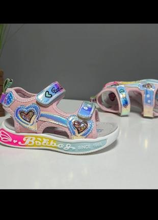 Яскрава босоніжки для дівчаток.