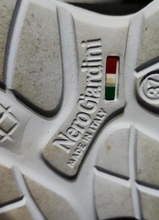 Кожаные кроссовки итальялия "nero giardini", 38размер, итальялия4 фото