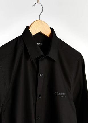 Черная мужская рубашка lc waikiki/лс вайкики. фирменная турция3 фото