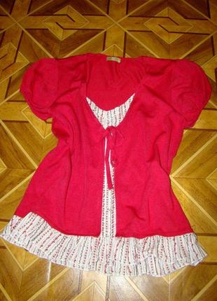 Кофточка-обманка 2-в-1 tu р.16