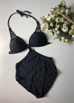 Купальник new look. размер л-хл{16} чашка с-д