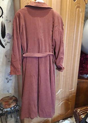 Плащ кольору теракот 3