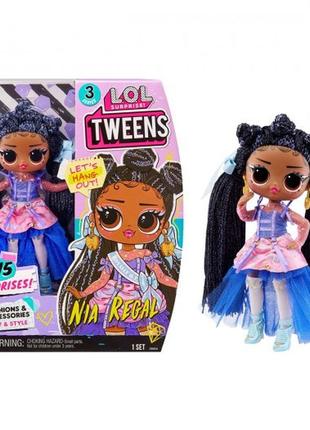Ігровий набір з лялькою l.o.l. surprise! серії tweens s3 – нія рігал
