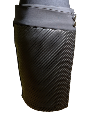 Черная юбка на запах waggon, s1 фото