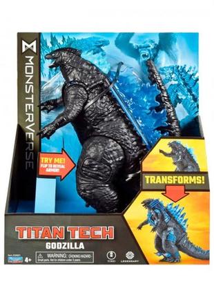 Фігурка godzilla vs. kong серії «titan tech» – ґодзілла (20 cm)8 фото