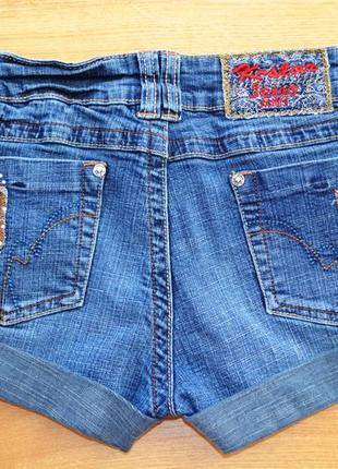 Короткие джинсовые шорты4 фото