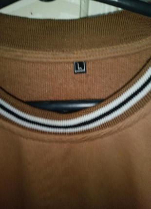 Винтажный свитшот кофта мужской adidas бежевый l4 фото