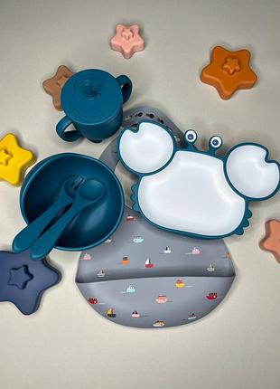 Посуд дитячий силіконовий