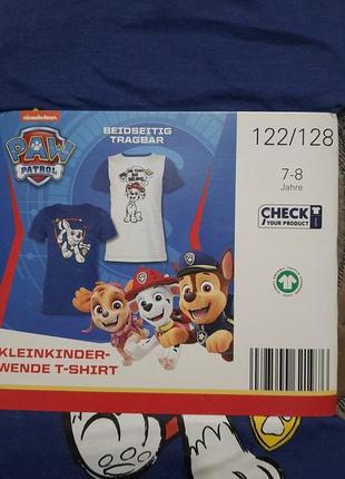 Футболка двостороння paw patrol