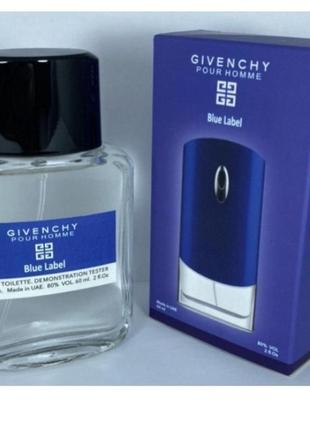 Мини-тестер duty free 60 ml givenchy blue Cone pour homme, более живой пор хом блю лейбл