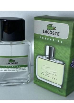 Мини-тестер duty free 60 ml lacoste essential, лакоста эссеншиал