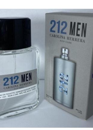 Міні-тестер duty free 60 ml carolina herrera 212 men nyc, кароліна херрера 212 мен