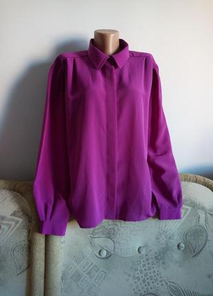 Шикарная блуза с воротником, от lucia, р,24-261 фото