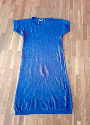 Бомбезне якісне 100 lana wirgein плаття фіалкового.кольори lp. woolmark (stile benetton)