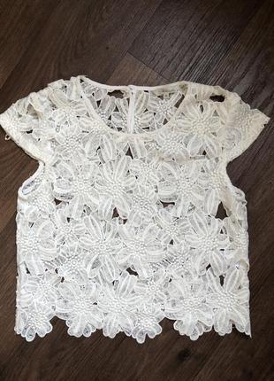 Оригинальная белая футболочка