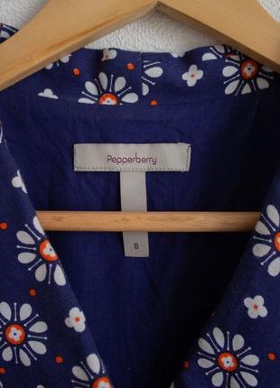 Сукня, сарафан pepperberry у квітку синя9 фото