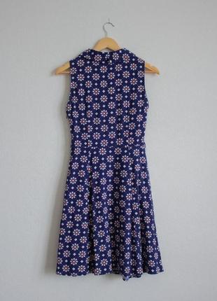 Сукня, сарафан pepperberry у квітку синя5 фото
