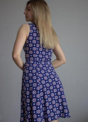 Сукня, сарафан pepperberry у квітку синя6 фото
