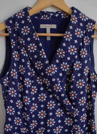 Сукня, сарафан pepperberry у квітку синя4 фото