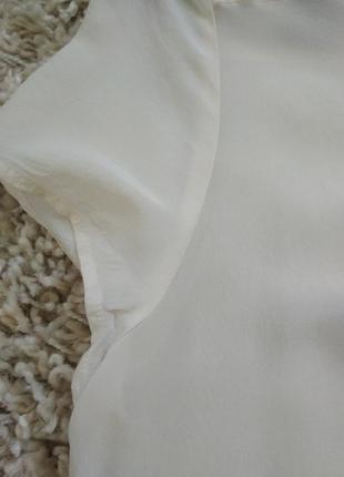 Актуальный шикарный шелковый комбинезон ромпер, франция, р. 36/384 фото