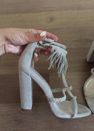 Замшеві босоніжки, сандалі asos