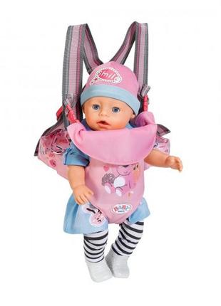 Рюкзак-кенгуру для ляльки baby born - поруч з мамою3 фото