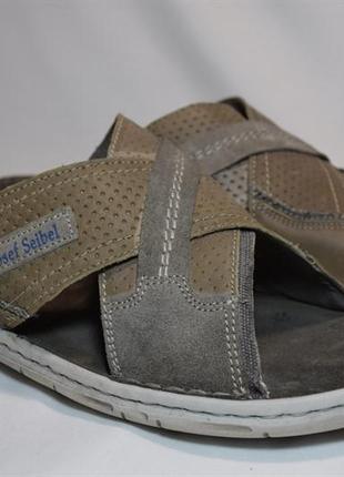 Шльопанці josef seibel paul 41 в'єтнамки сандалі босоніжки. албанія. оригінал. 46 р.