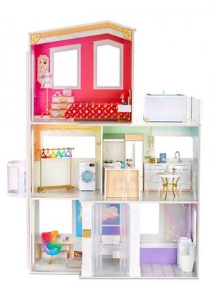 Ігровий набір будинок для ляльок rainbow high - модний кампус