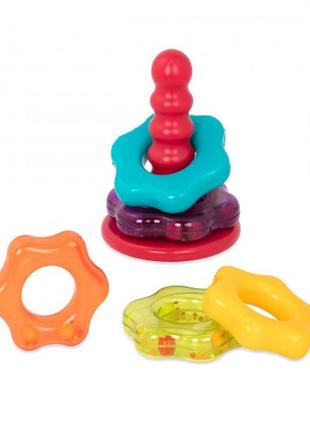 Розвиваюча іграшка - кольорова пірамідка new1 фото
