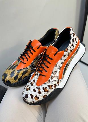 Новинка 2023! кросівки comfort rstyle натуральна шкіра леопард