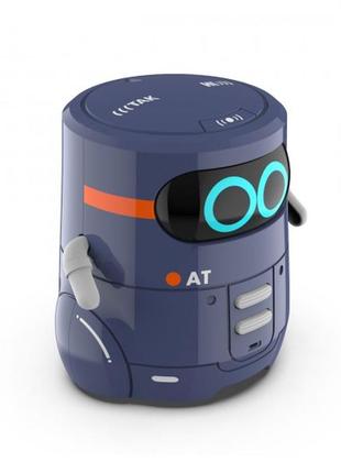 Розумний робот з сенсорним керуванням та навчальними картками - at-robot 2 (темно-фіолетовий)2 фото