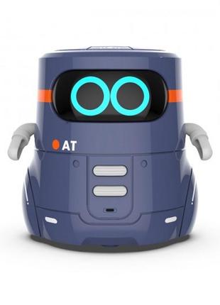 Розумний робот з сенсорним керуванням та навчальними картками - at-robot 2 (темно-фіолетовий)