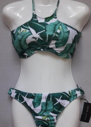 Классный раздельный купальник в цветочный принт new look