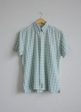 Рубашка ben sherman зеленая клетка